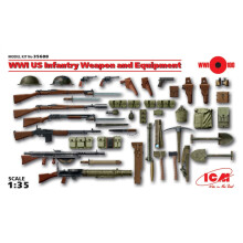 ICM35688 - ICM 1:35 - WWI US Infantry Weapons & Equipment