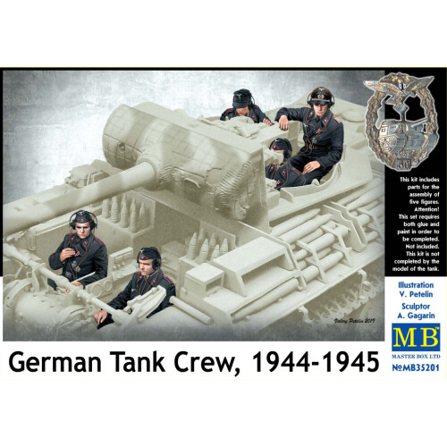 MAS35201 - Masterbox 1:35 - Deutsche Panzerbesatzung 1944-1945