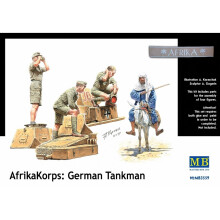 MAS3559 - Masterbox 1:35 - Afrikakorps: Deutsche Panzersoldaten