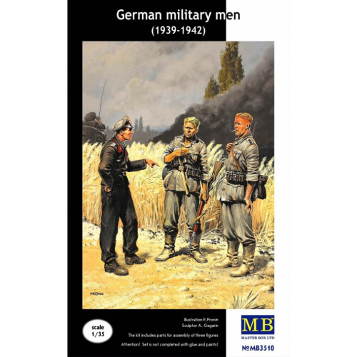 MAS3510 - Masterbox 1:35 - German Military Men