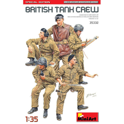 MIN35332 - Miniart 1:35 - Britische Panzerbesatzung - Sonderedition