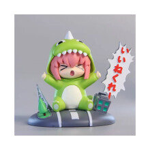 (Grün) Rock The Bocchi Dinosaurieranzug Gotoh Hitori Spielzeugmodell Geschenk Schreibtischdekoration