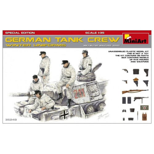 Mini Art 35249 Modellbausatz Deutsche Panzerbesatzung Sonderedition 1