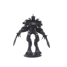(Schwarze) Skibidi-Figur aus „Drei Kriege“ – Filmfigur, Science-Fiction-Geschenk, Spielzeugstatue