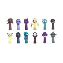(Stil E) Sprunki 12-teiliges Spielfiguren-Modellspielzeug Puppen Kuchendekoration Geschenke Kinder PVC