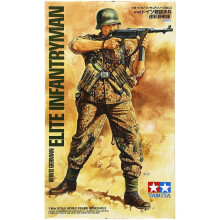 Tamiya 36303 Modellbausatz der deutschen Eliteinfanterie aus dem Zweiten Weltkrieg, Maßstab 1:16