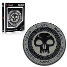 PMTG006 Magic The Gathering Schwarzes Mana-Wappen Augmented Reality Emaille-Anstecknadel