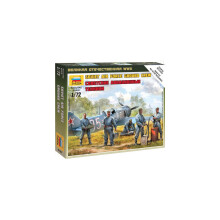 ZVEZDA 6187 Sowjetische Luftwaffen-Bodenmannschaft 1:72 Steckbausatz