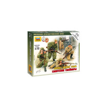 ZVEZDA 6193 Sowjetisches Scharfschützenteam 1:72 Snap-Fit-Modellbausatz
