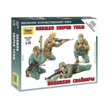 Zvezda 6217 Deutsches Scharfschützenteam 1:72 Figuren Modellbausatz