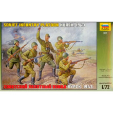 Zvezda 8077 Sowjetische Infanterie WWII 1:72 Modellbausatz