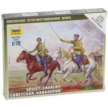 Zvezda Models 1/72 Sowjetische Kavallerie WWII Steckbausatz Neue Werkzeuge
