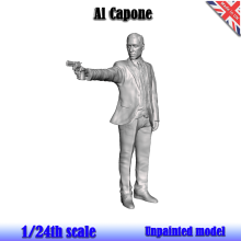 Unbemalte Al Capone Figur im Maßstab 1:24 (Wasp Al Cap 24)