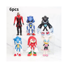 (Stil D) Sonic the Hedgehog Actionfigur, Cartoon-Modell, Spielzeug, Dekoration, Kinderpuppe, Geschenk