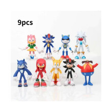 (Stil F) Sonic the Hedgehog Actionfigur, Cartoon-Modell, Spielzeug, Dekoration, Kinderpuppe, Geschenk