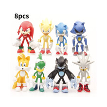 (Stil B) Sonic the Hedgehog Actionfigur, Cartoon-Modell, Spielzeug, Dekoration, Kinderpuppe, Geschenk
