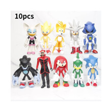 (Stil A) Sonic the Hedgehog Actionfigur, Cartoon-Modell, Spielzeug, Dekoration, Kinderpuppe, Geschenk