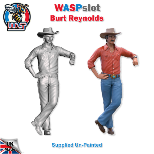 Burt Reynolds Unbemalte Figur 1:24 Maßstab Wespe