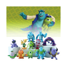 University Monsters 12-teiliges Actionfiguren-Set – Dekorationspuppen, Cartoon-Spielzeug für Kinder,