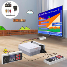 (EU-B) Retro-Konsole mit 620 Videospielen, AV-Ausgang, Plug & Play, Classic Edition Mini-Entertainment
