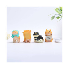 Actionfigur Hachiko Cartoon-Modell Spielzeug Dekoration Puppe Ornament Geschenke Kinder