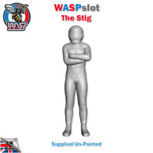 The Stig Top Gear Unbemalte Figur im Maßstab 1:24 Wasp