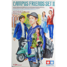 Tamiya 24356 Campus Friends 2 1:24 Plastikmodellbausatz