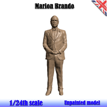 Der Pate Marlon Brando Unbemalte Figur im Maßstab 1:24 Wasp Marl B 24