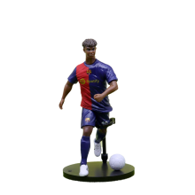 (Stil J) Cristiano Star Fußball Ronaldo Neymar Messi usw. PVC-Spielzeugmodell Geschenk Weihnachten