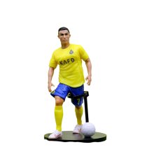 (Stil C) Cristiano Star Fußball Ronaldo Neymar Messi usw. PVC-Spielzeugmodell Geschenk Weihnachten