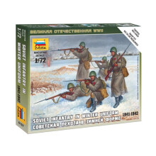Zvezda Z6197 Sowjetische Infanterie im Wasser, Uniformfiguren, Maßstab 1:72, Modellbausatz