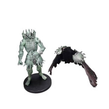 (Green) Skull Berserk Knight Pvc Toy Model Desktop Decoration Children Gift Christmas