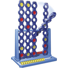 Connect 4 Spin Spielset Traditionelles Familienspiel Brettspiel Strategiespielzeug für Kinder,hw