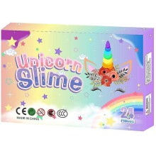 Überraschungsbox für Kinder, Geburtstagsgeschenk, Schleim, Kaugummi, 24 Stück, Weihnachtsgeschenke
