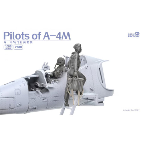 Magic Factory 7510 A-4M Pilotenfiguren 1:48 Modellbausatz