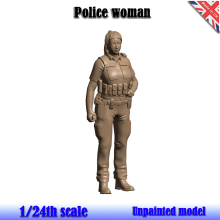 Police Officer Unpainted Figure 1:24 Scale Wasp PO Wo 24