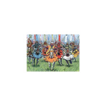 Samurai-Krieger-Kavallerie 1/72 Historischer Miniaturen-Modellbausatz - Zvesda 8025