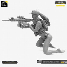 Yufan Modell 1/35 Resin-Soldatenbausatz, Modell zum Selbstzusammenbau A18-04