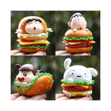 Shin Crayon Chan Charakter-Lebensmittelmodell Spielzeug Niedliche Tischdekoration Cartoon Dekoration