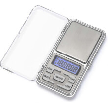 Digitale Mini-Taschenwaage 200 x 0,01 g mit hintergrundbeleuchtetem LCD-Display