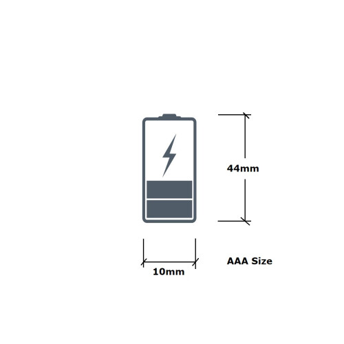 2x Ampsplus 10440 330mAh 3.7V Rechargeable Batteries 1