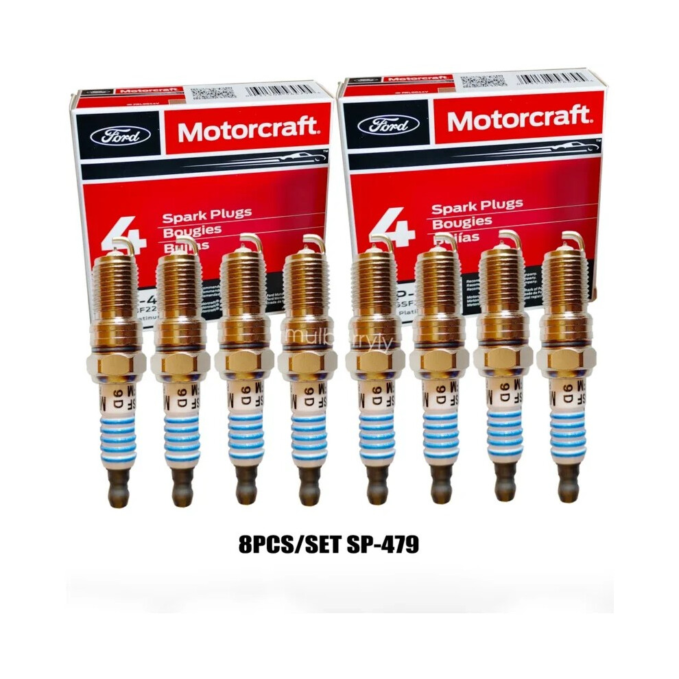 (SP479 8pcs)8PCS SP-479 AGSF22WM Platinum Spark Plug For Ford Lincoln Excursion Mazda Peugeot Expedition