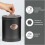 5PC Kitchen Food Storage Bread Bin Black 7