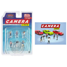 Kamerateam 6-teiliges Diecast-Figurenset, limitierte Auflage weltweit auf 3600 Stück für Modelle im