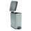 5L BATHROOM SLIM KITCHEN PEDAL RECTANGULAR BIN WASTE WITH SOFT CLOSING LID 6