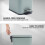 5L BATHROOM SLIM KITCHEN PEDAL RECTANGULAR BIN WASTE WITH SOFT CLOSING LID 10