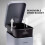 5L BATHROOM SLIM KITCHEN PEDAL RECTANGULAR BIN WASTE WITH SOFT CLOSING LID GREY 8