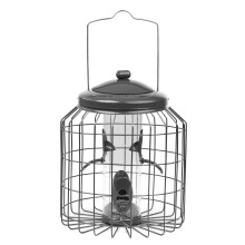 Squirrel Proof Hanging Bird Seed Feeder Heavy Duty Garden Wild Birds