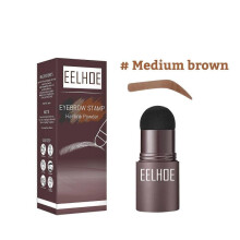 (medium brown) EELHOE Eyebrow Powder Hairline Shading Powder Retouching Brow Filling Hairline Shading Shade Brown