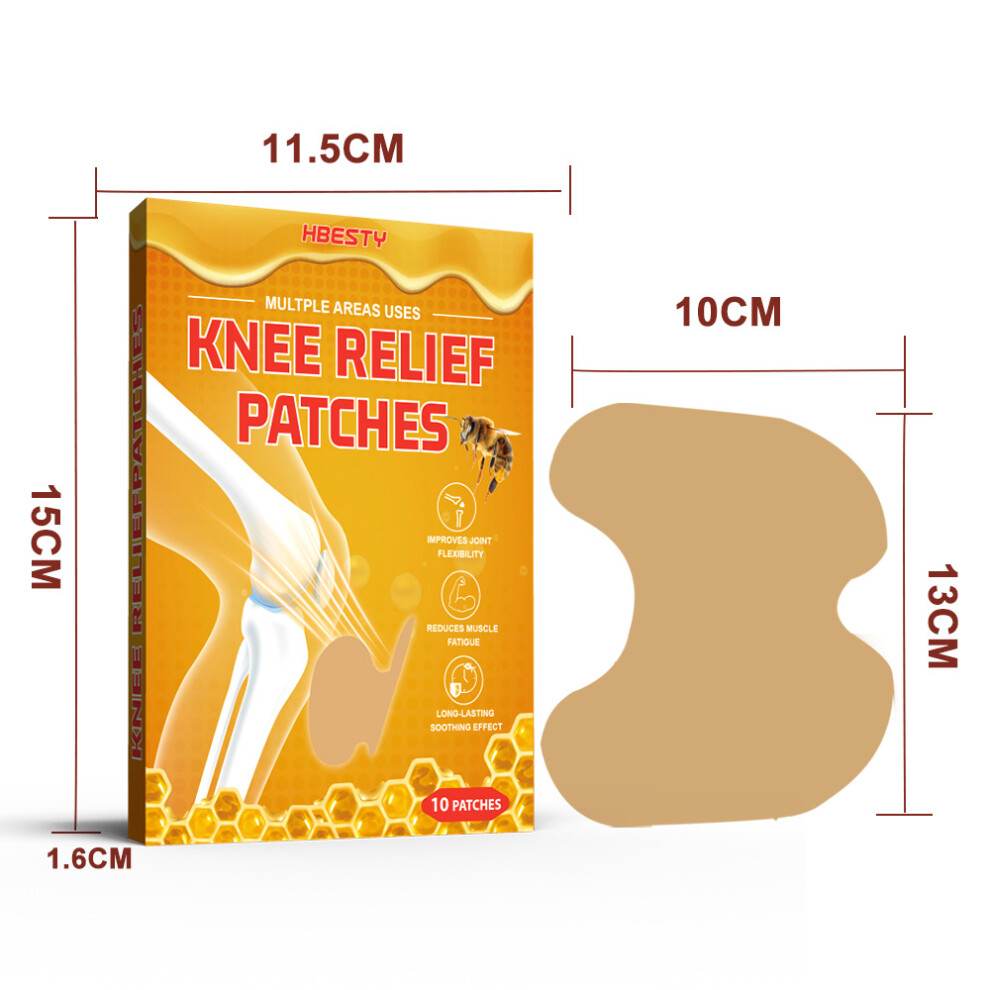 Yetp Star (10 Posts) Bee Poison Knee Patch Herbal Warm Knee Patch For Fever Warm Moxibustion Joint Patch